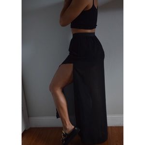 H&M Sheer Maxi Skirt Size 4